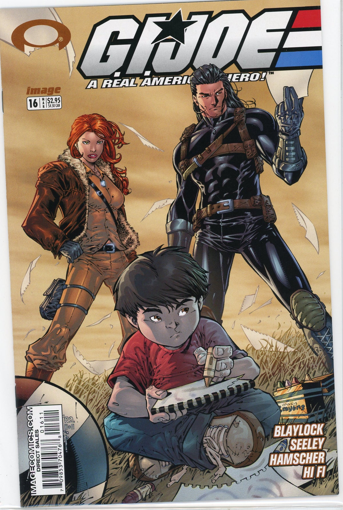 GI JOE A REAL AMERICAN HERO #16 NM VIVID COLORS SCINTILLATING COVER