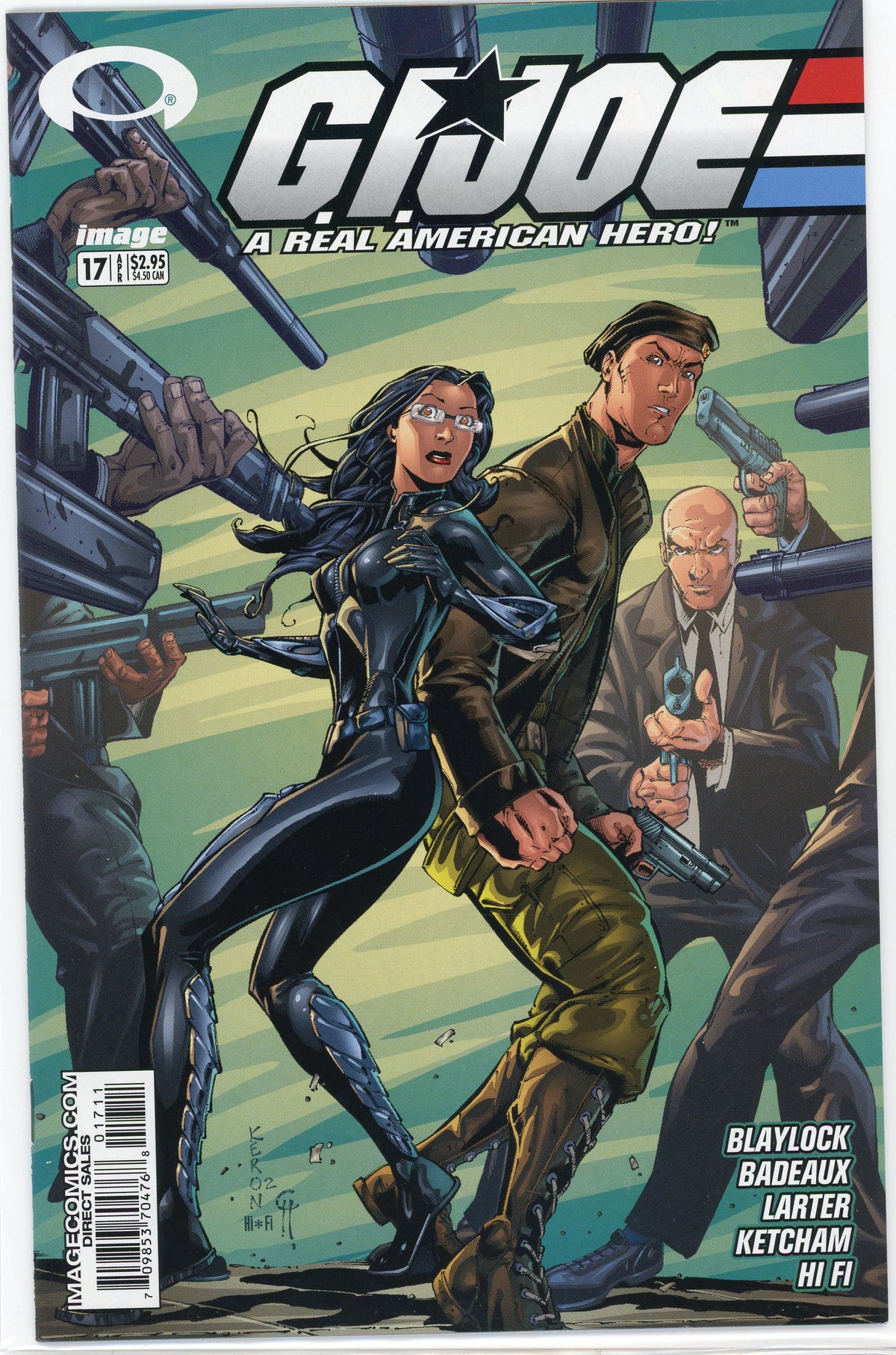 GI JOE A REAL AMERICAN HERO #17 NM GLOSSSY FINISH CLASSIC COVER