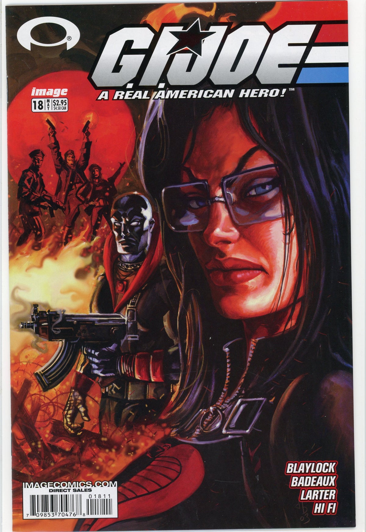 GI JOE A REAL AMERICAN HERO #18 NM IMAGE COMICS BEAUTIFUL COVER GEM