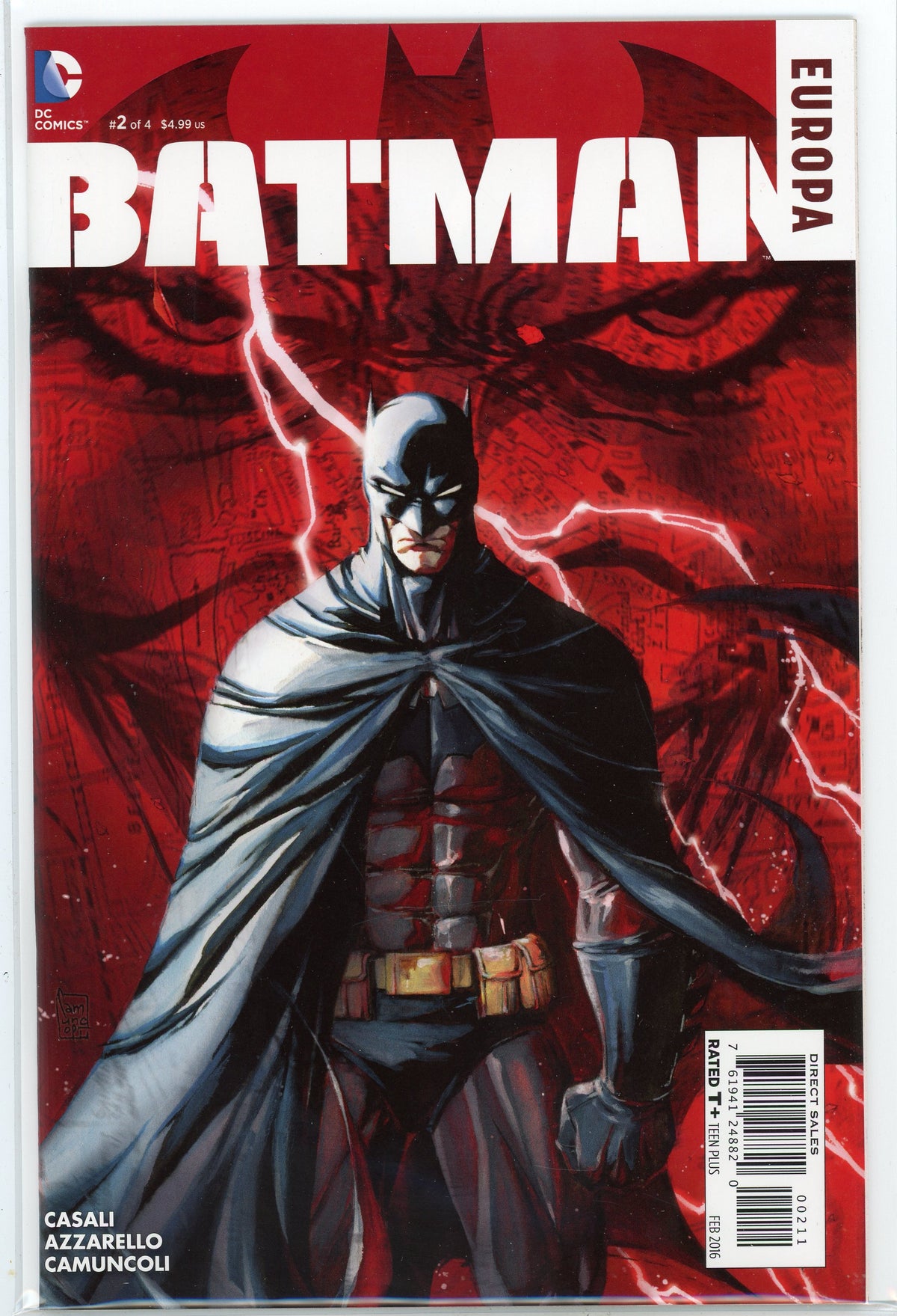 BATMAN #2 OF 4 NM EUROPA GLOSSY SHEEN MAJESTIC COVER GEM