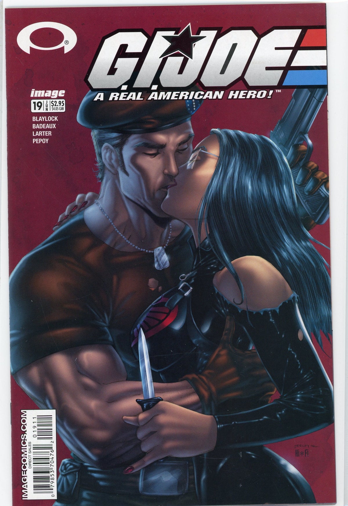 GI JOE A REAL AMERICAN HERO #19 NM SMOLDERING ROMANCE COVER STUNNING GLOSS