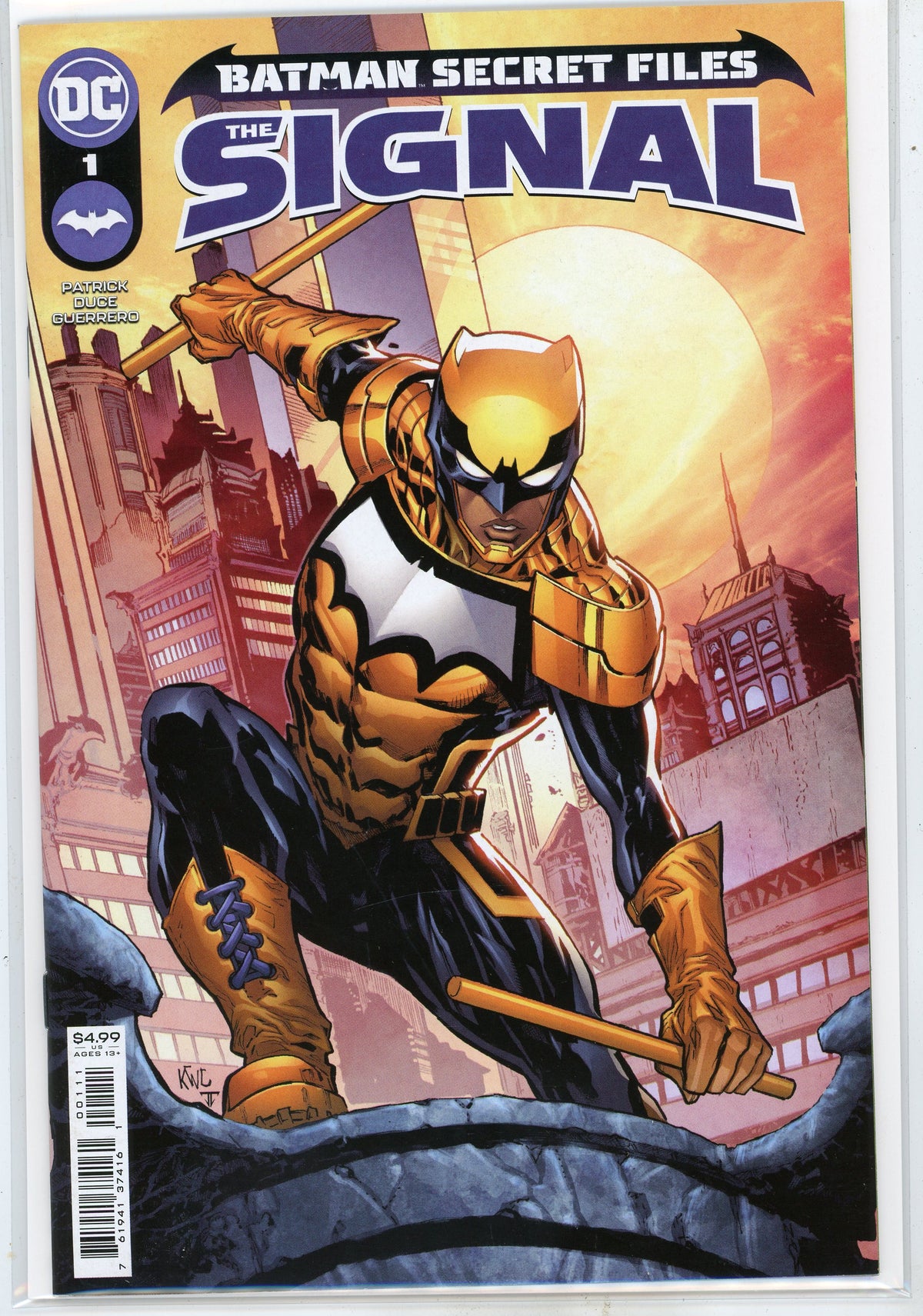 BATMAN SECRET FILES THE SIGNAL #1  NM TERRIFIC COVER FANTASTIC SHEEN