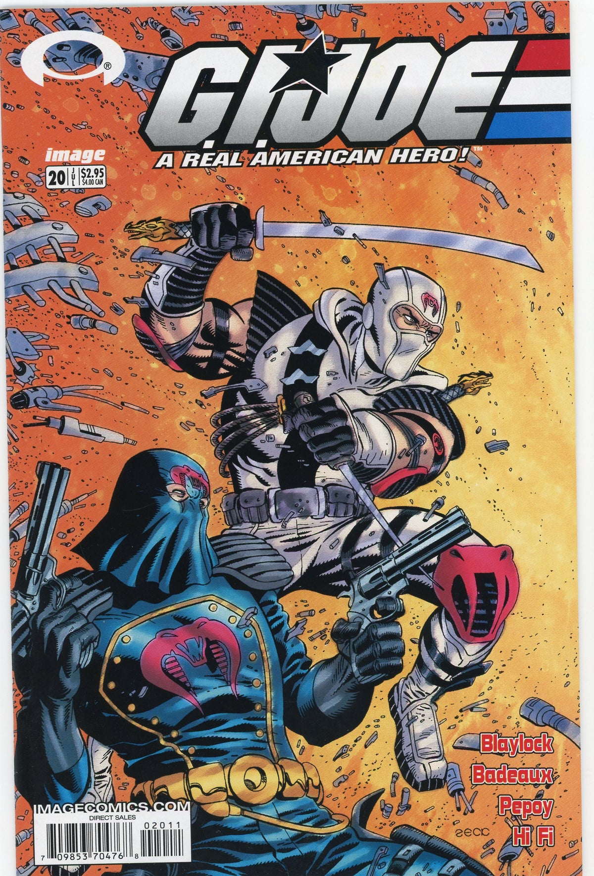 GI JOE A REAL AMERICAN HERO #20 NM ACTION PACKED COVER KILLER GLOSS
