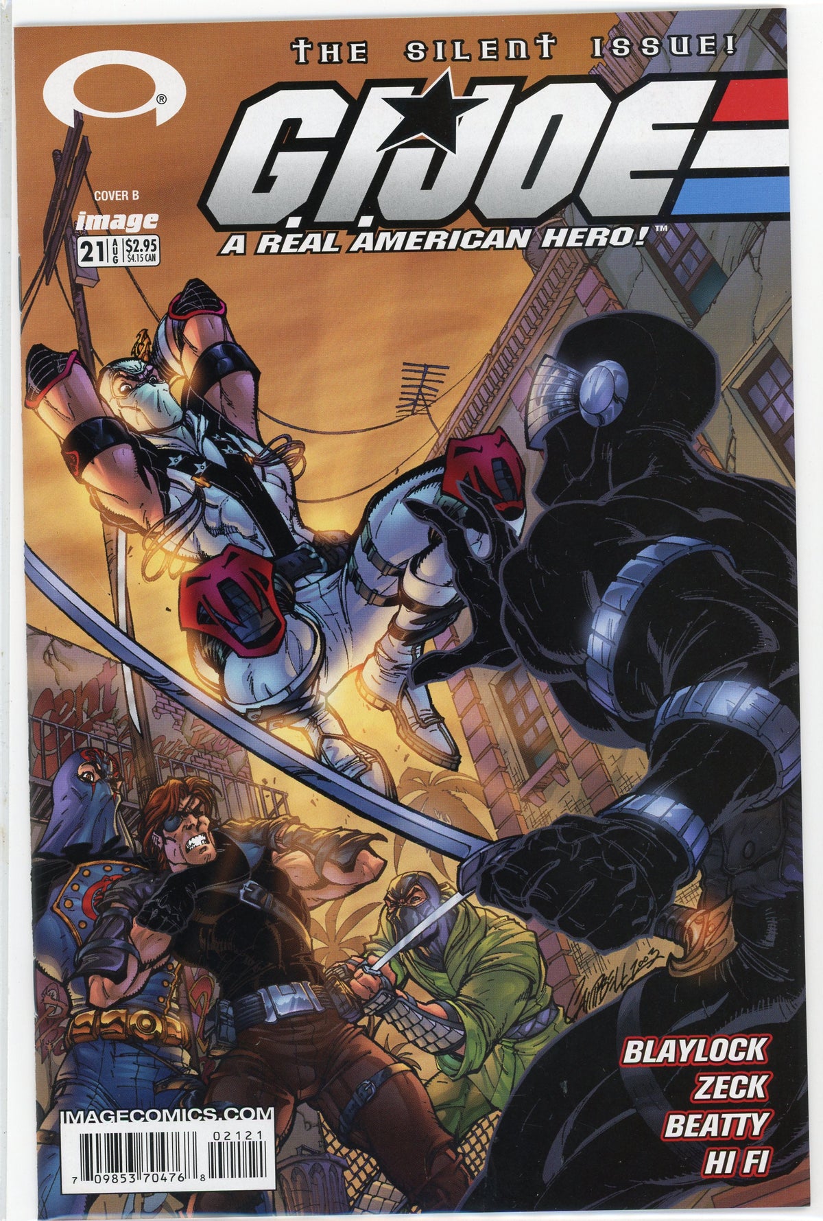 GI JOE A REAL AMERICAN HERO #21 NM ACTION PACKED COVER VIBRANT HUES