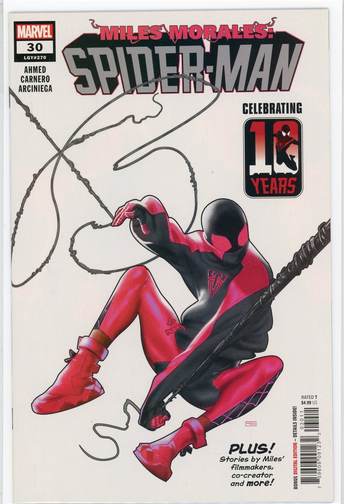 MILES MORALES SPIDERMAN #30 NM MEMORABLE COVRE KILLER GLOSS