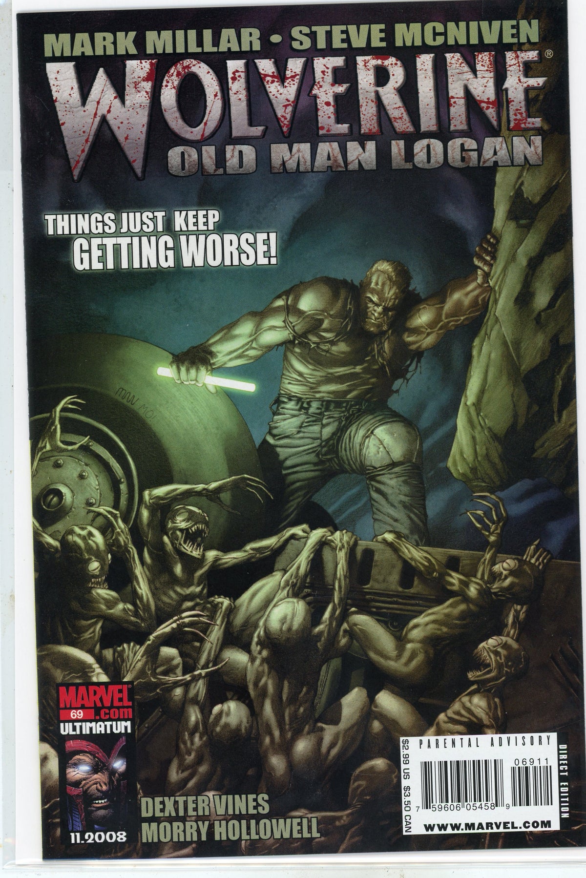 WOLVERINE OLD MAN LOGAN #69 NM MILLAR WORK OUTSTANDING COVER
