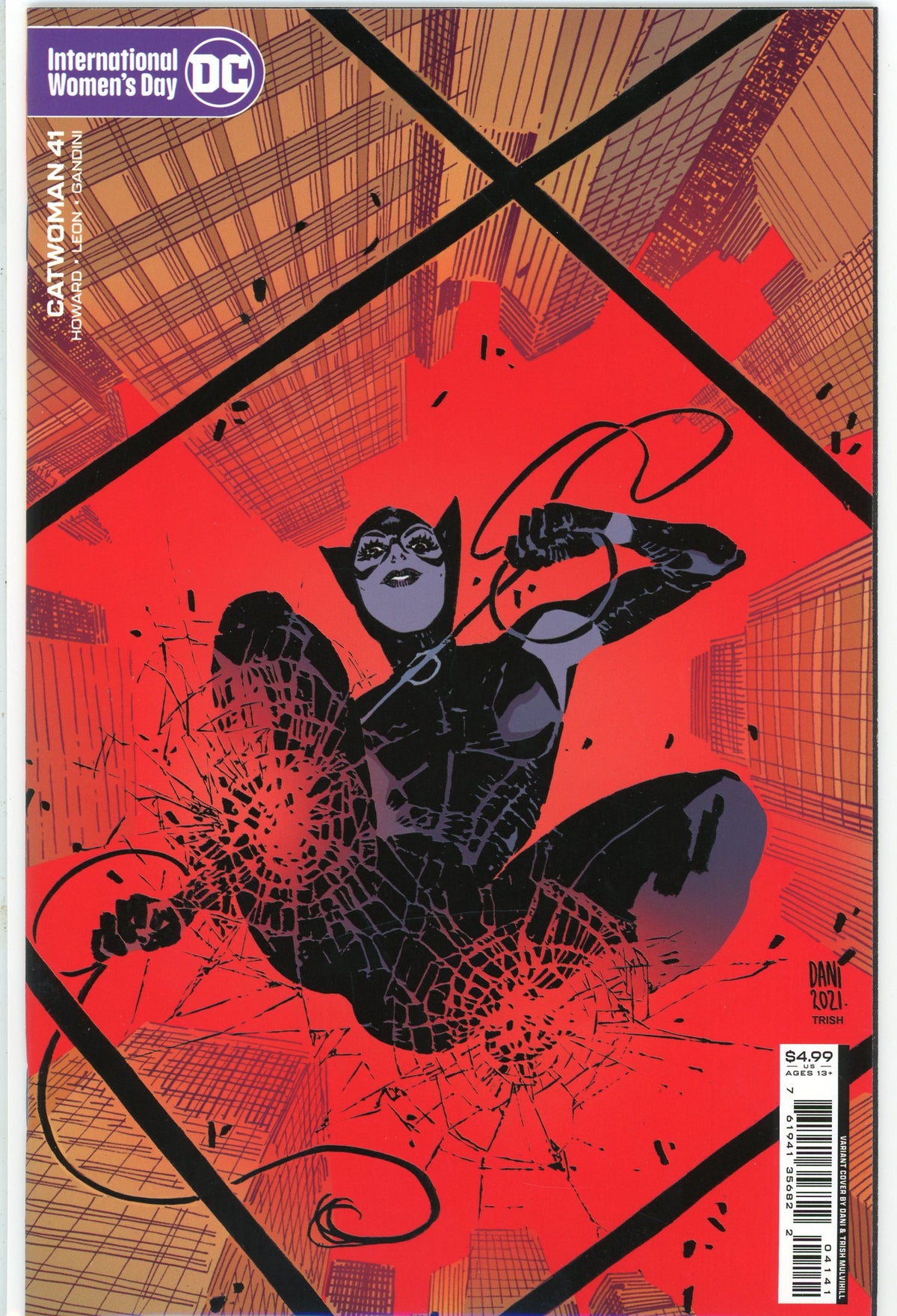 CATWOMAN #41 NM VARIANT ED. STUNNING COVER EXCEPTIONAL GLOSS