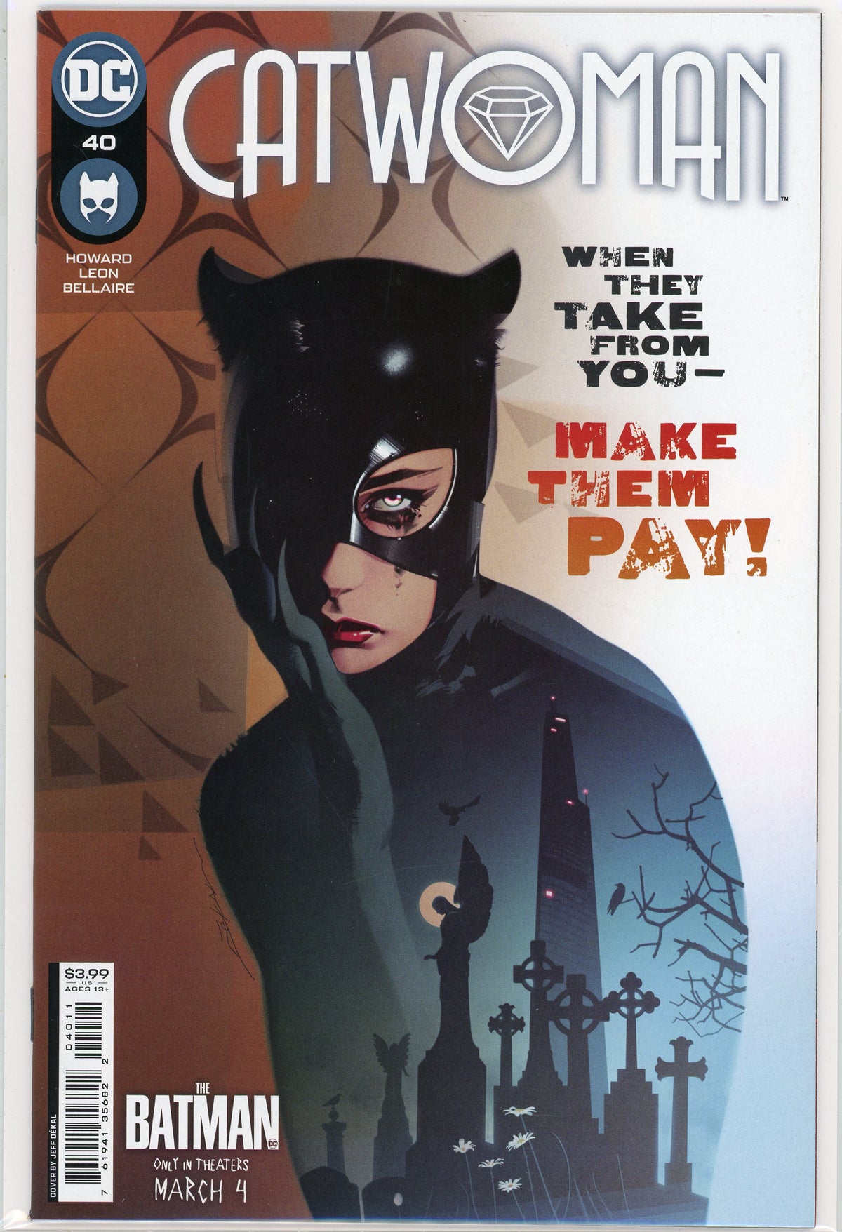Catwoman (2018) #40 cover by Jeff Dekal
