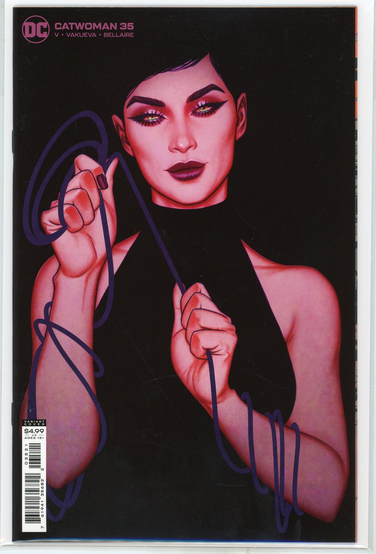 CATWOMAN #35 NM SEXY VARIANT COVER GLISTENING GLOSS