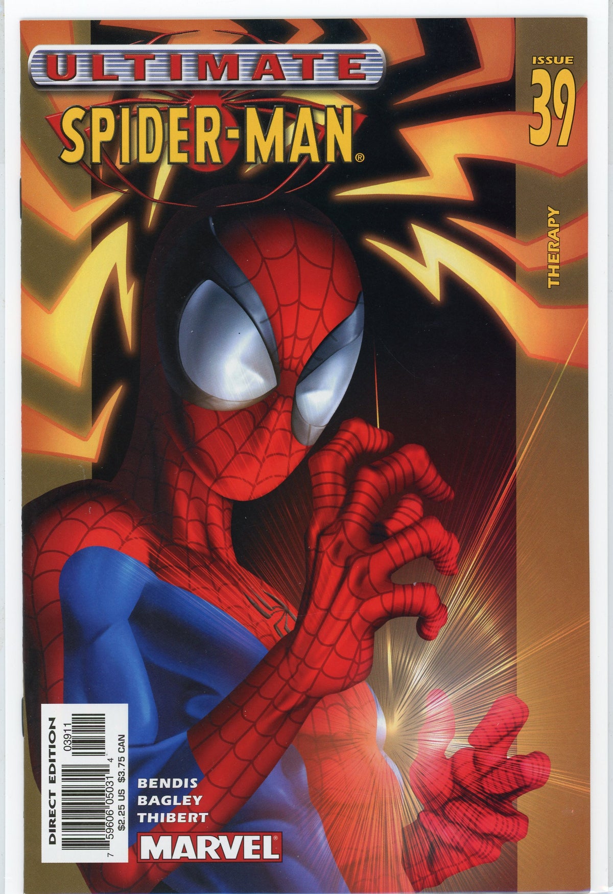 ULTIMATE SPIDERMAN #39 NM BENDIS BAGLEY WORK GLISTENING GLOSS