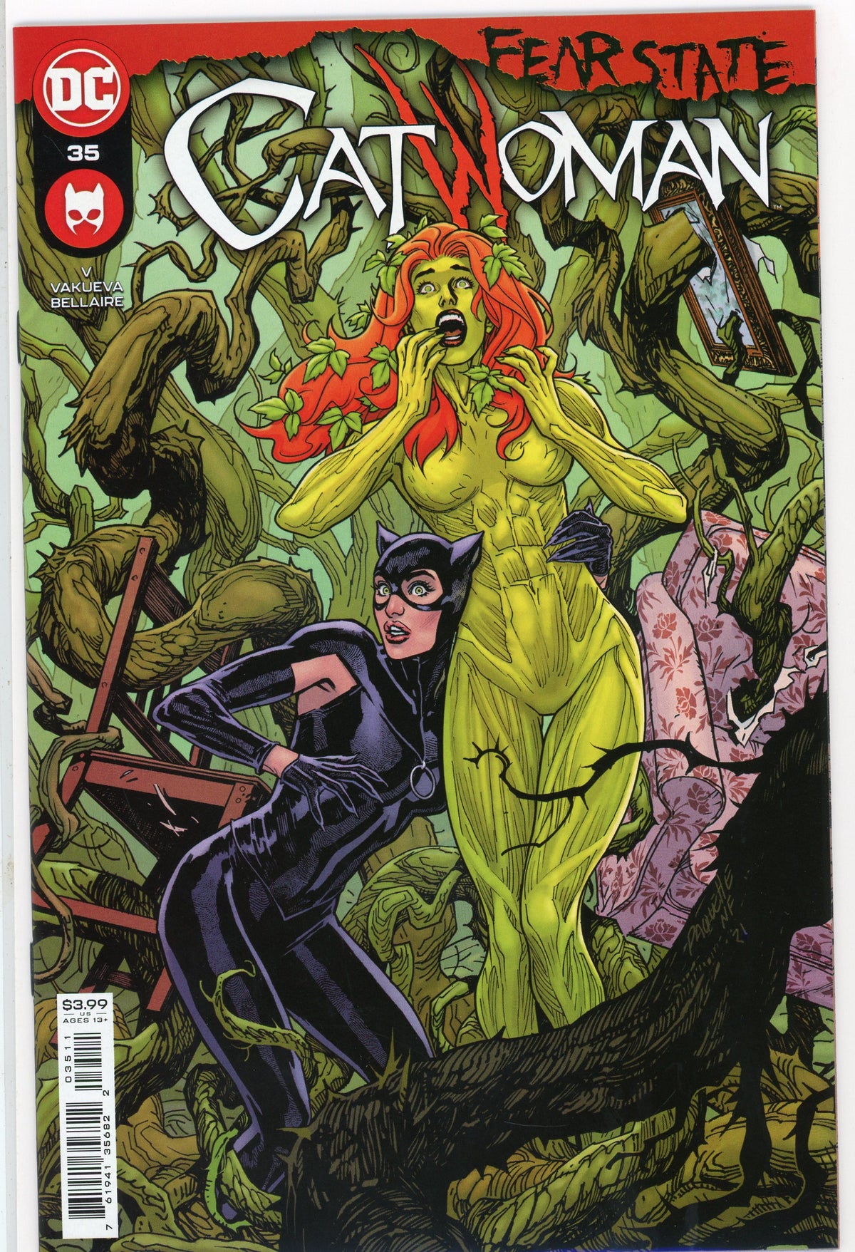 CATWOMAN #35 NM FEAR STATE STORY MAGNIFICENT COVER STUNNING SHINE