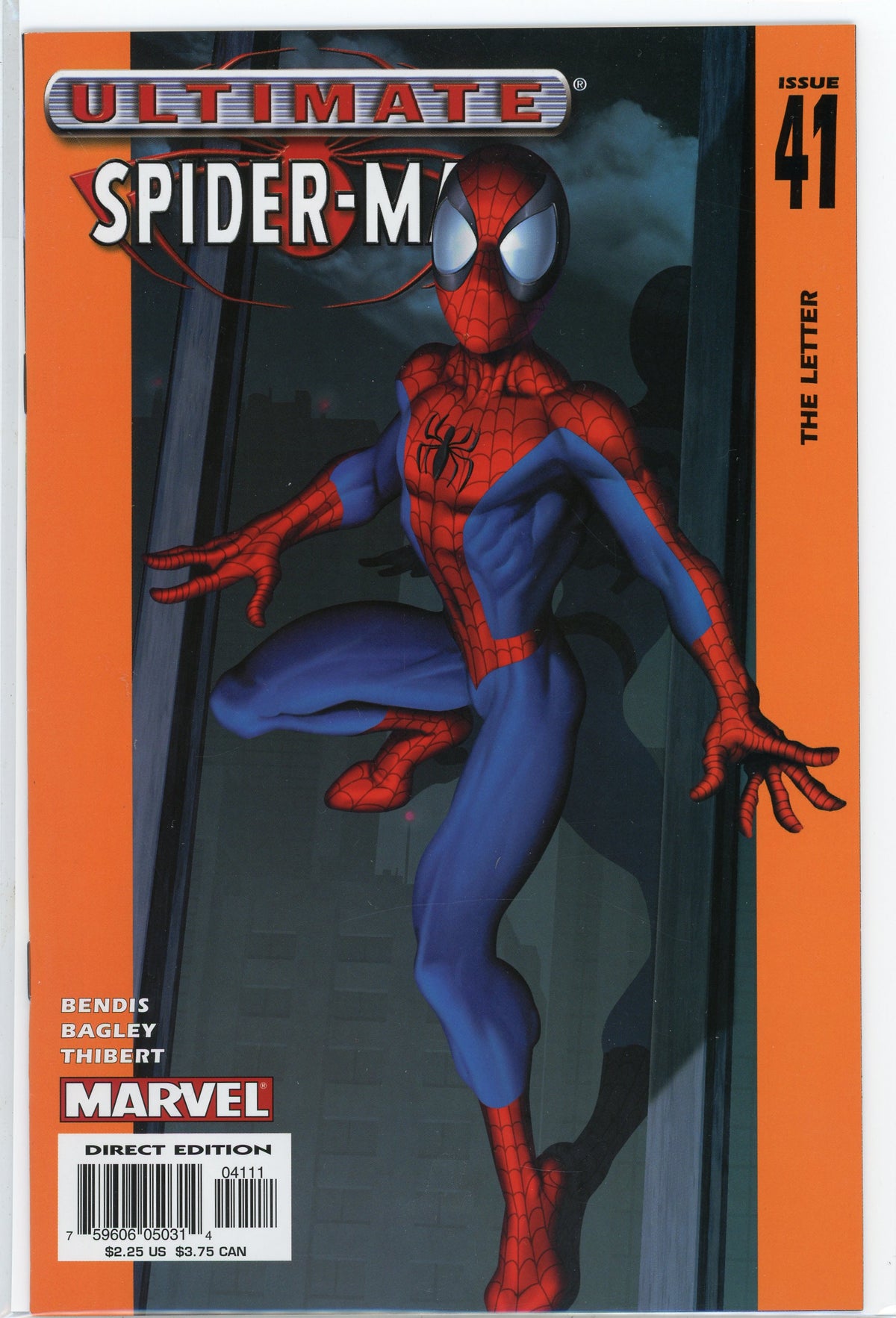 ULTIMATE SPIDERMAN #41 NM BENDIS BAGLEY WORK ASTONISHING COVER