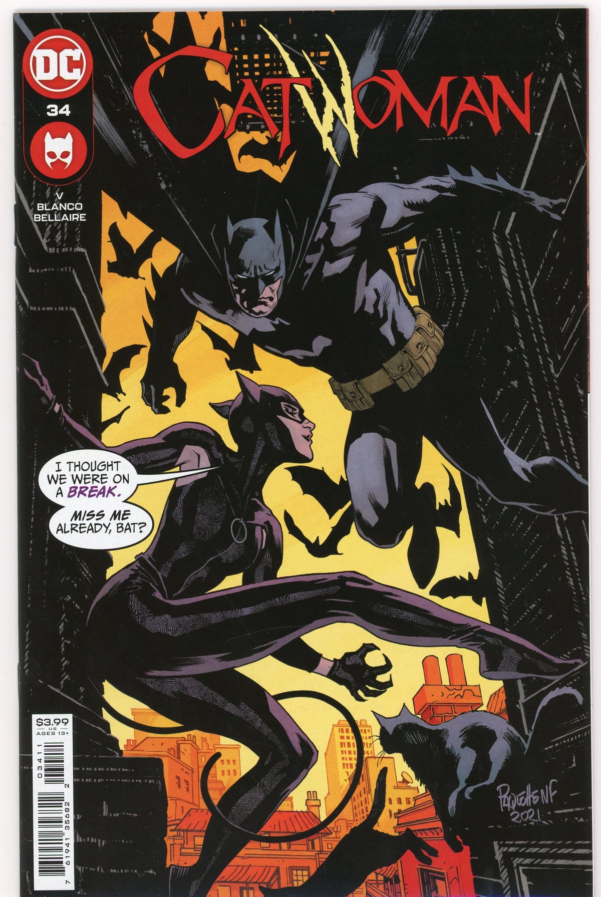 CATWOMAN #34 NM GREAT BATMAN APP. KILLER GLOSSY SHEEN