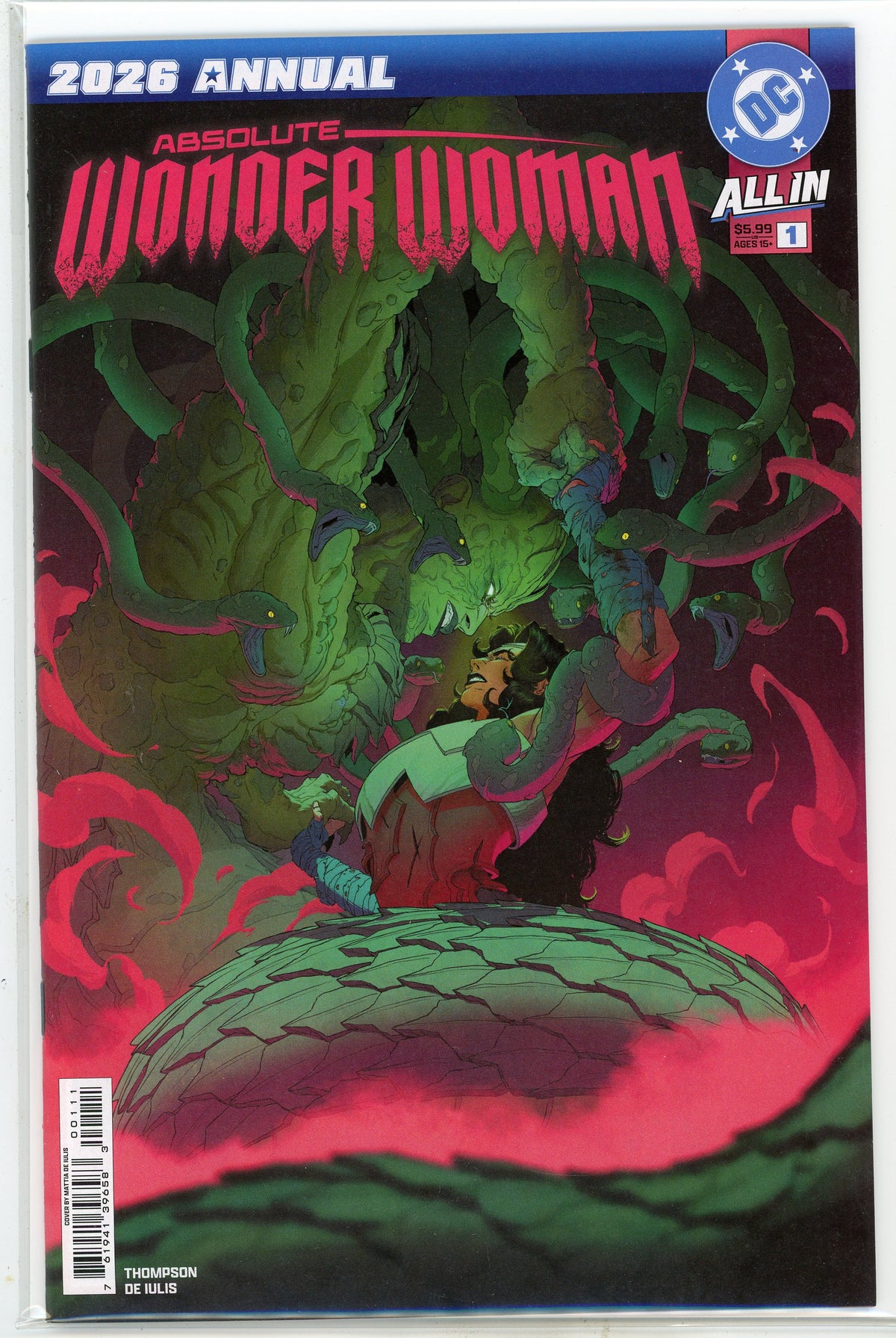 ABSOLUTE WONDER WOMAN #1 2026 ANNUAL ALL IN MAGNIFICENT COVER NICE GLOSS