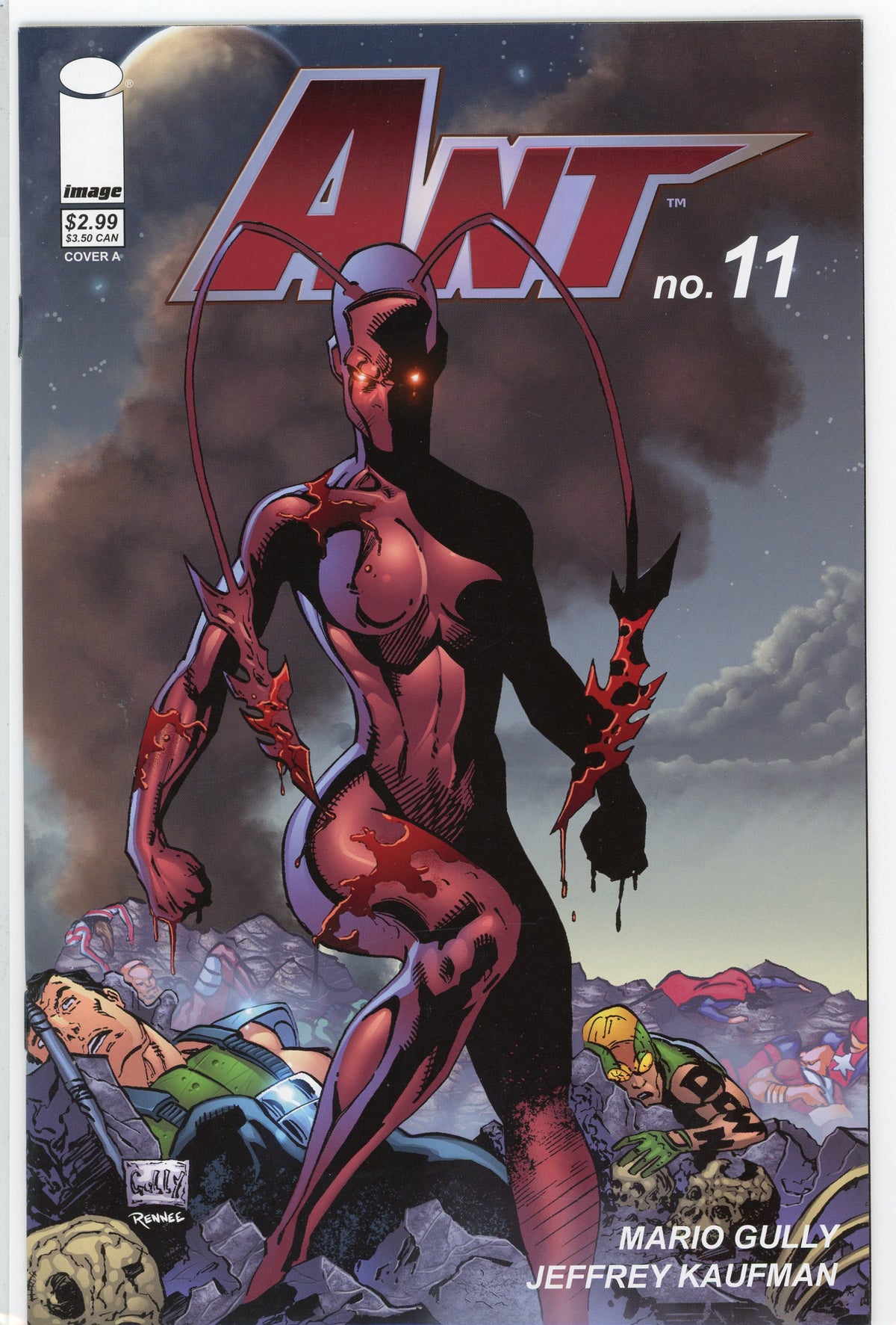 ANT #11 COVER A NM REMARKABLE COVER STUNNING GLOSSY SHEEN