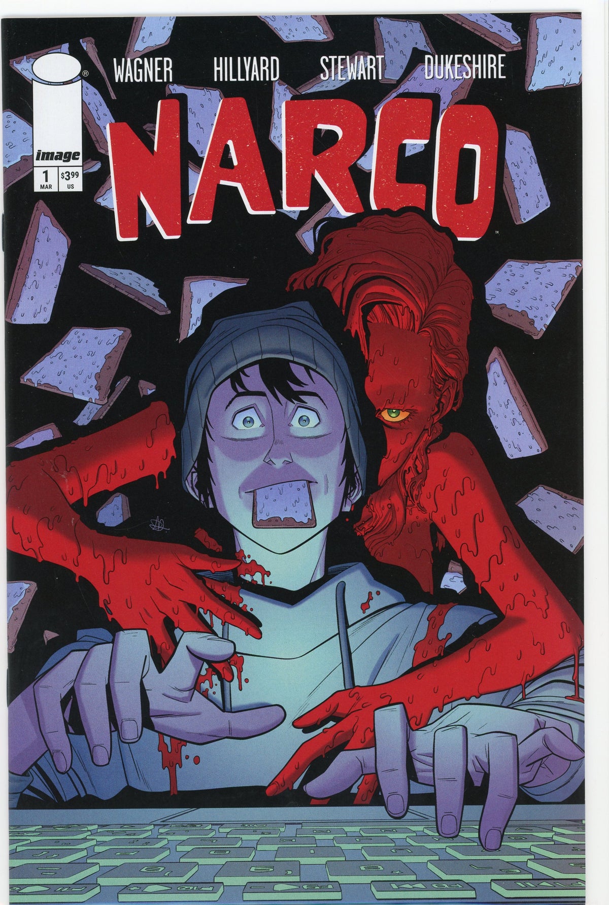 NARCO #1 NM TERRIFYING COVER TERRIFIC GLOSSY SHEEN