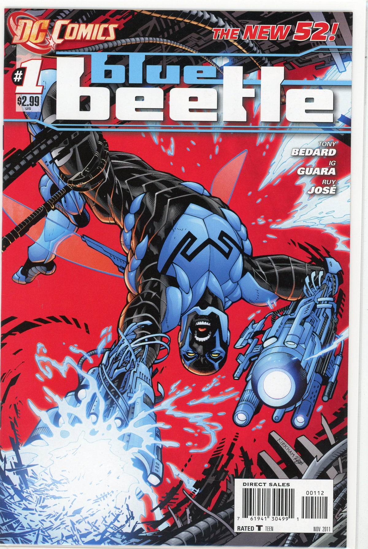 BLUE BEETLE #1 NEW 52 NM ASTONISHING COVER AMAZING GLOSSY 2ND PRINT