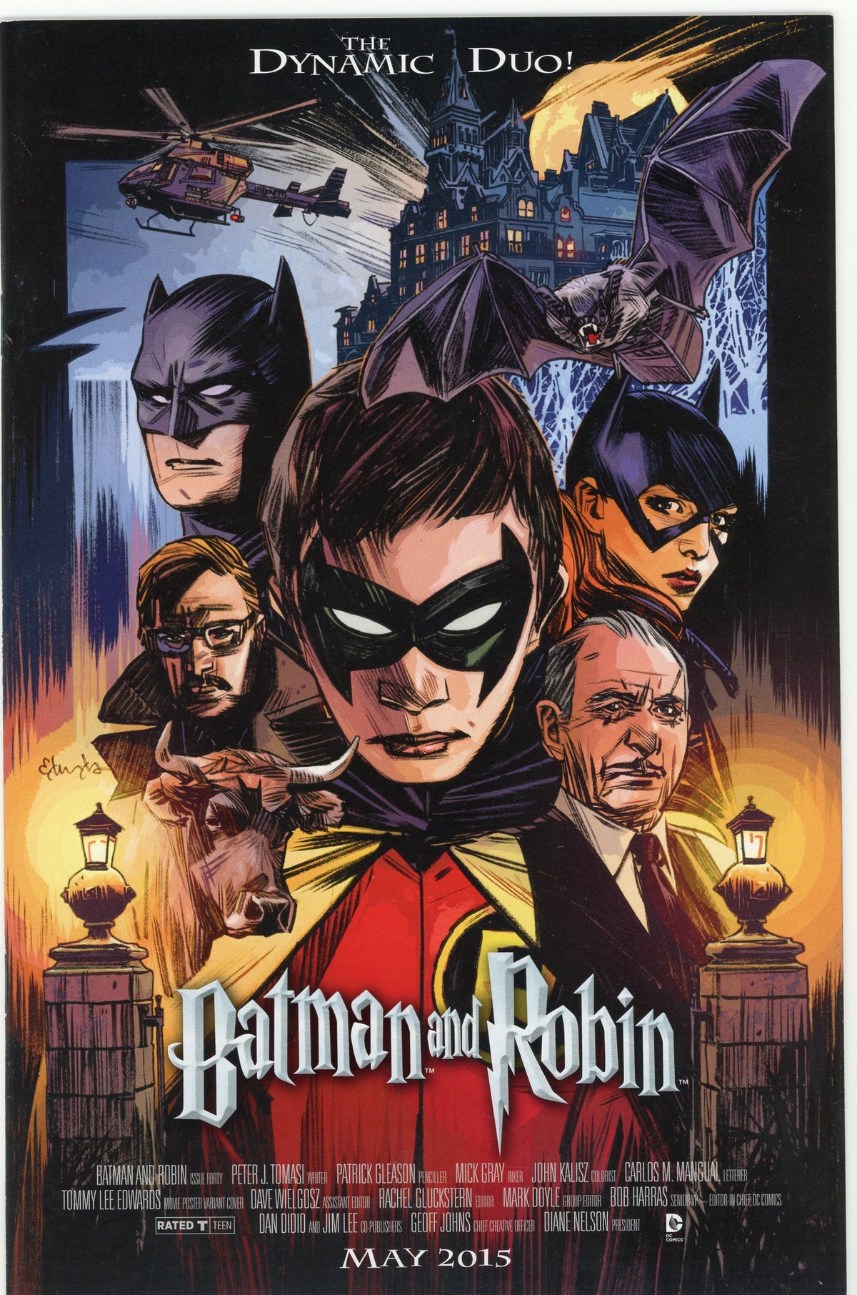 BATMAN AND ROBIN NM STUNNING COVER INCREDIBLE GLOSSY SHINE