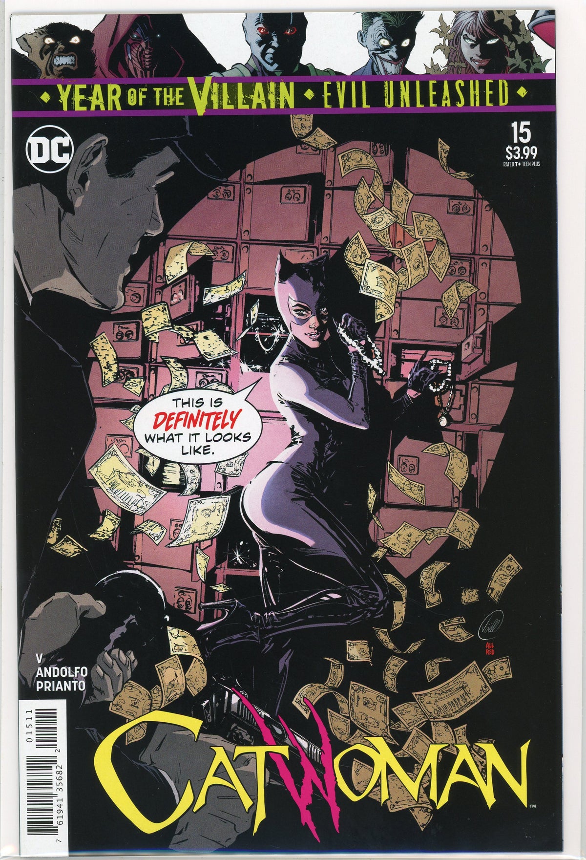 CATWOMAN #15 NM INCREDIBLE COVER MIND BLOWING GLOSS
