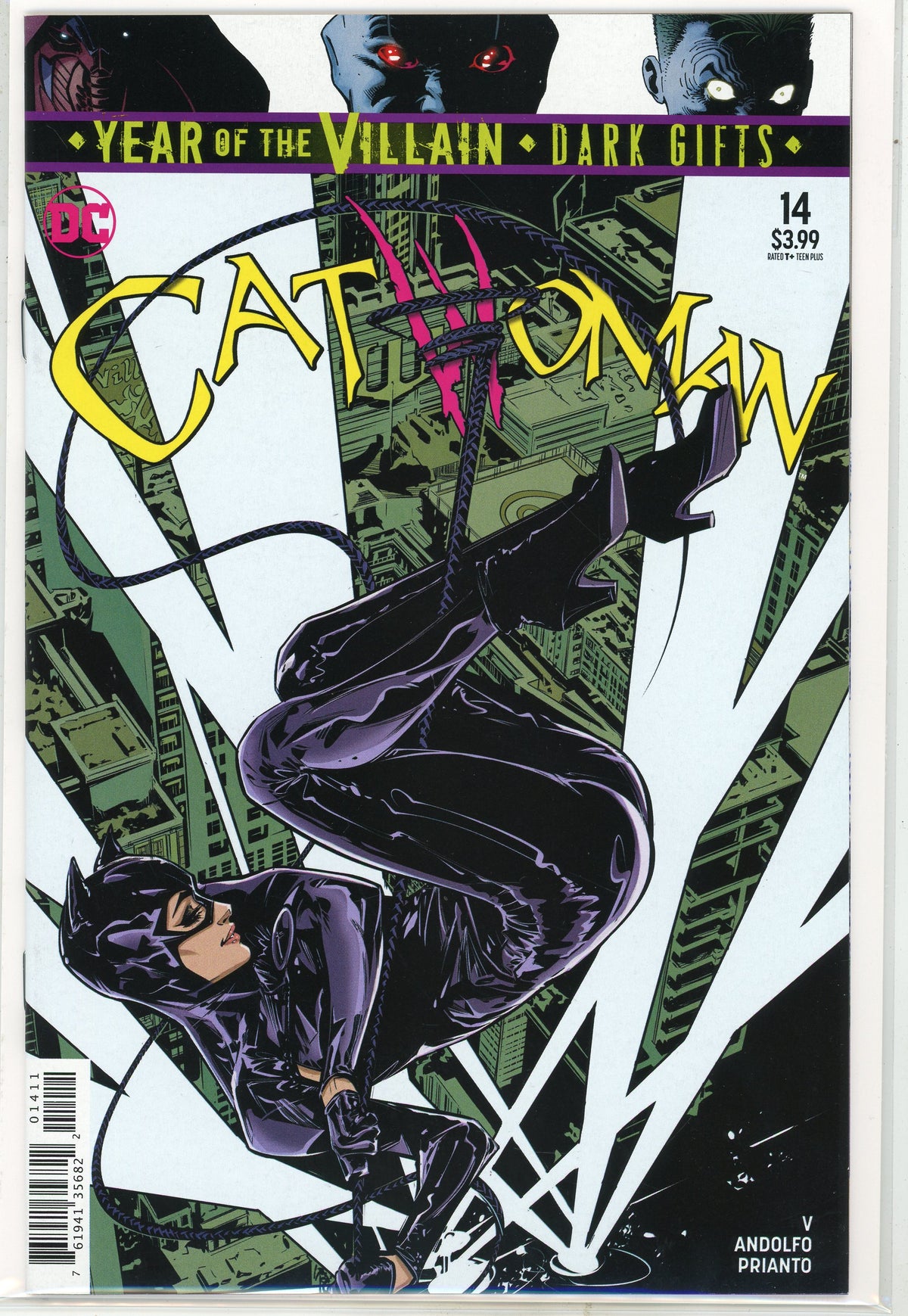 CATWOMAN #14 NM YEAR OF THE VILLAIN DARK GIFTS ACTION PACKED COVER