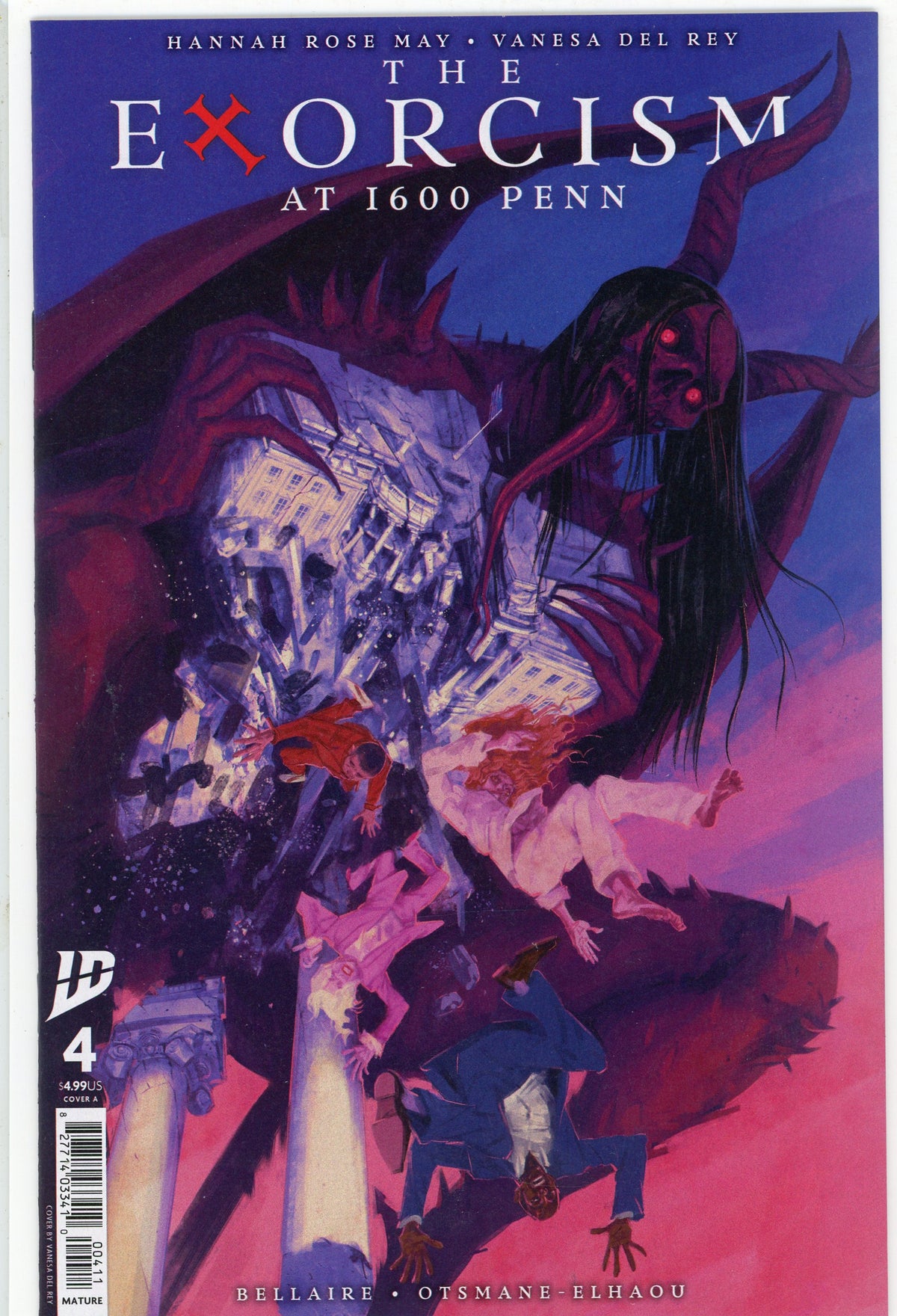 THE EXORCISM AT 1600 PENN #4 COVER A NM VARIANT MIND BLOWING COVER