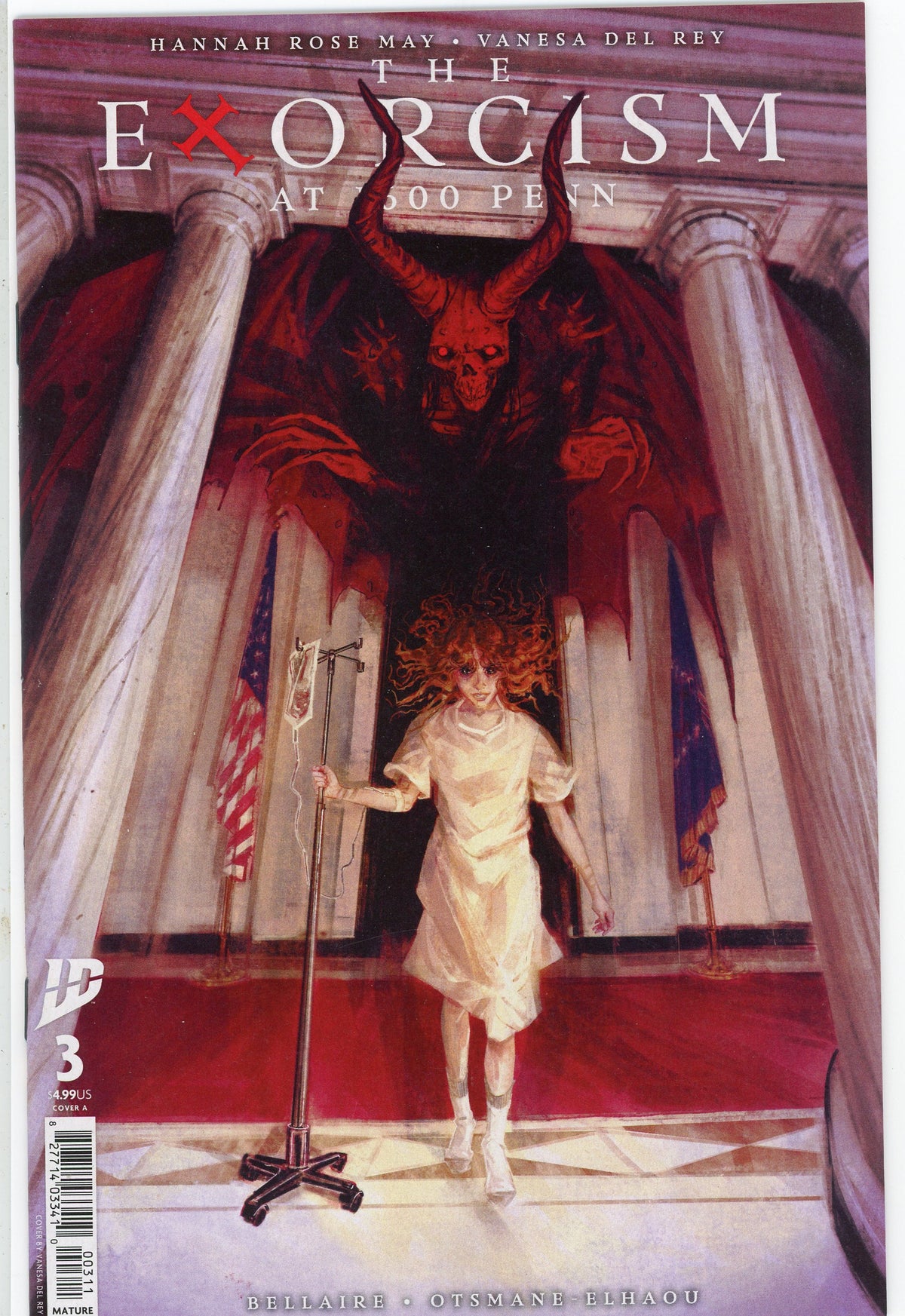 THE EXORCISM AT 1600 PENN #3 NM COVER A VARIANT TERRIFYING COVER GEM